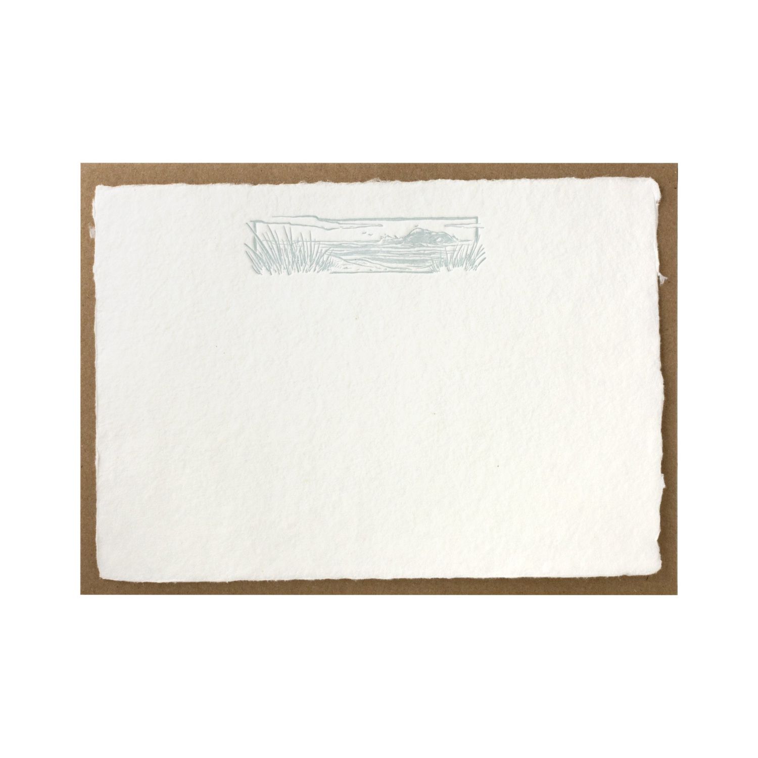 Seagrass Deckled Correspondence Note