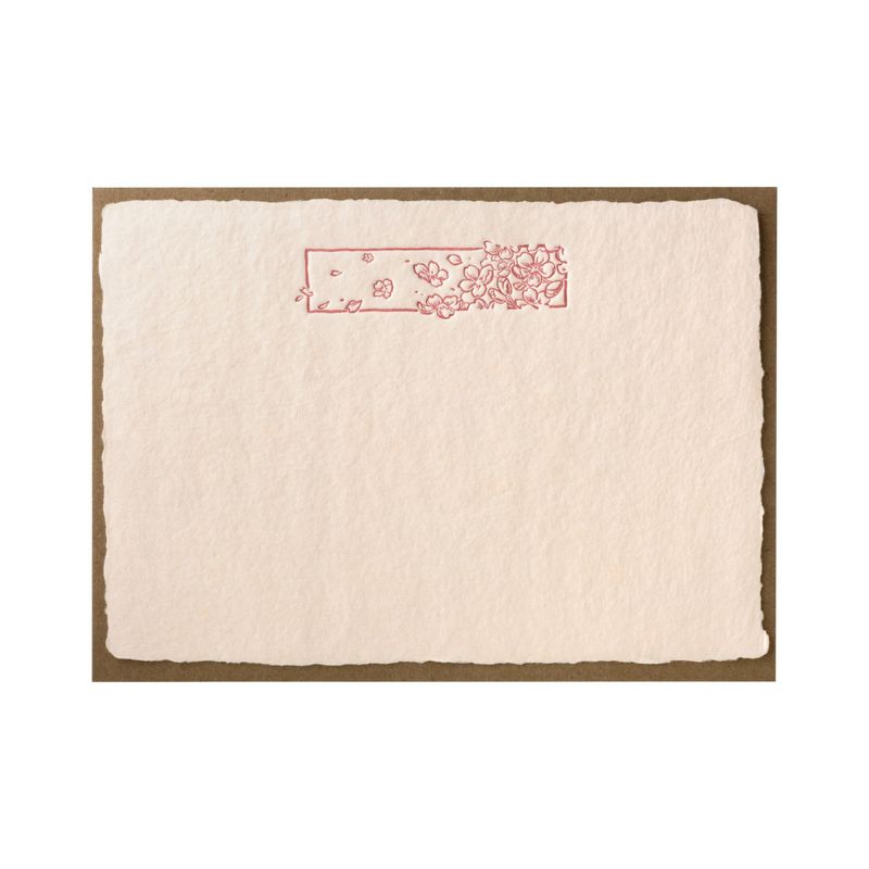 Blossom Deckled Correspondence Note