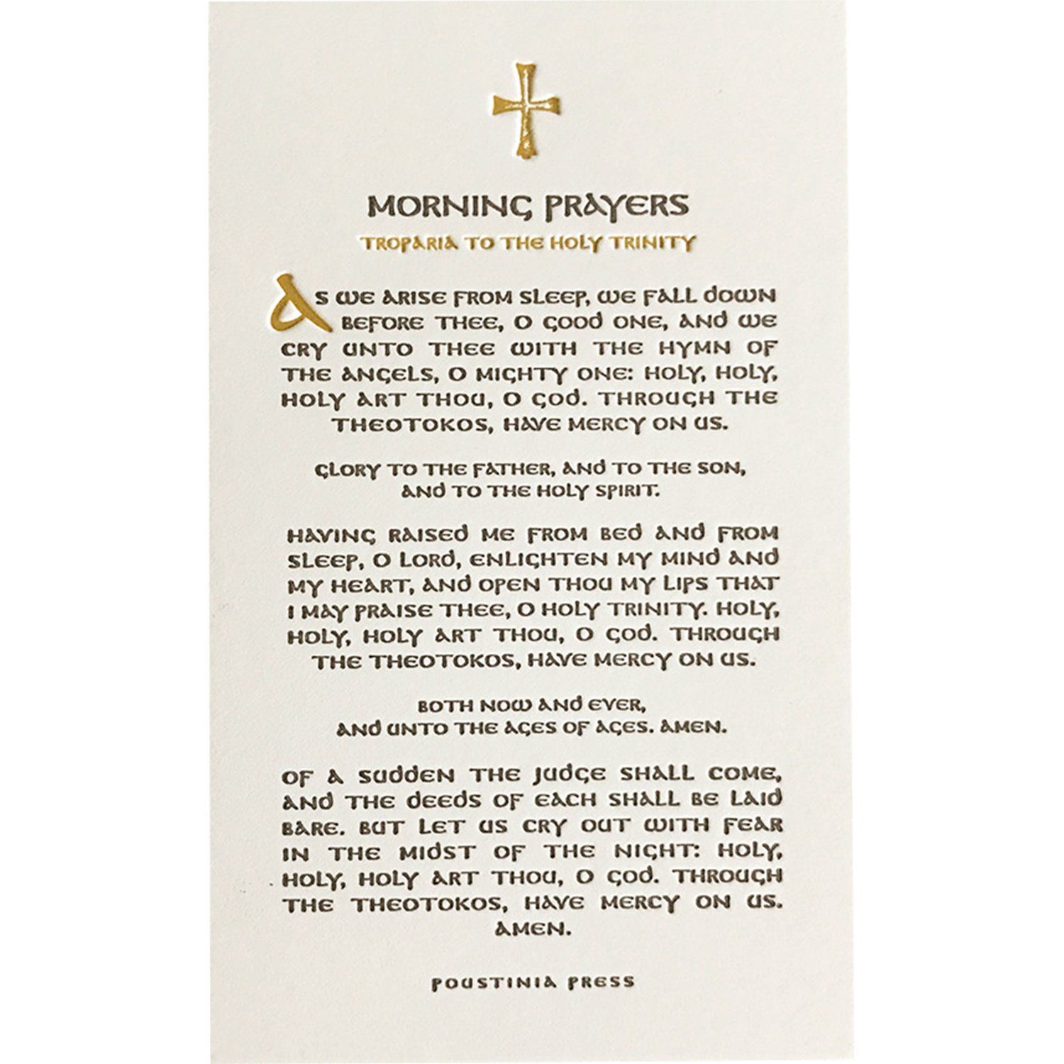 Morning Prayers