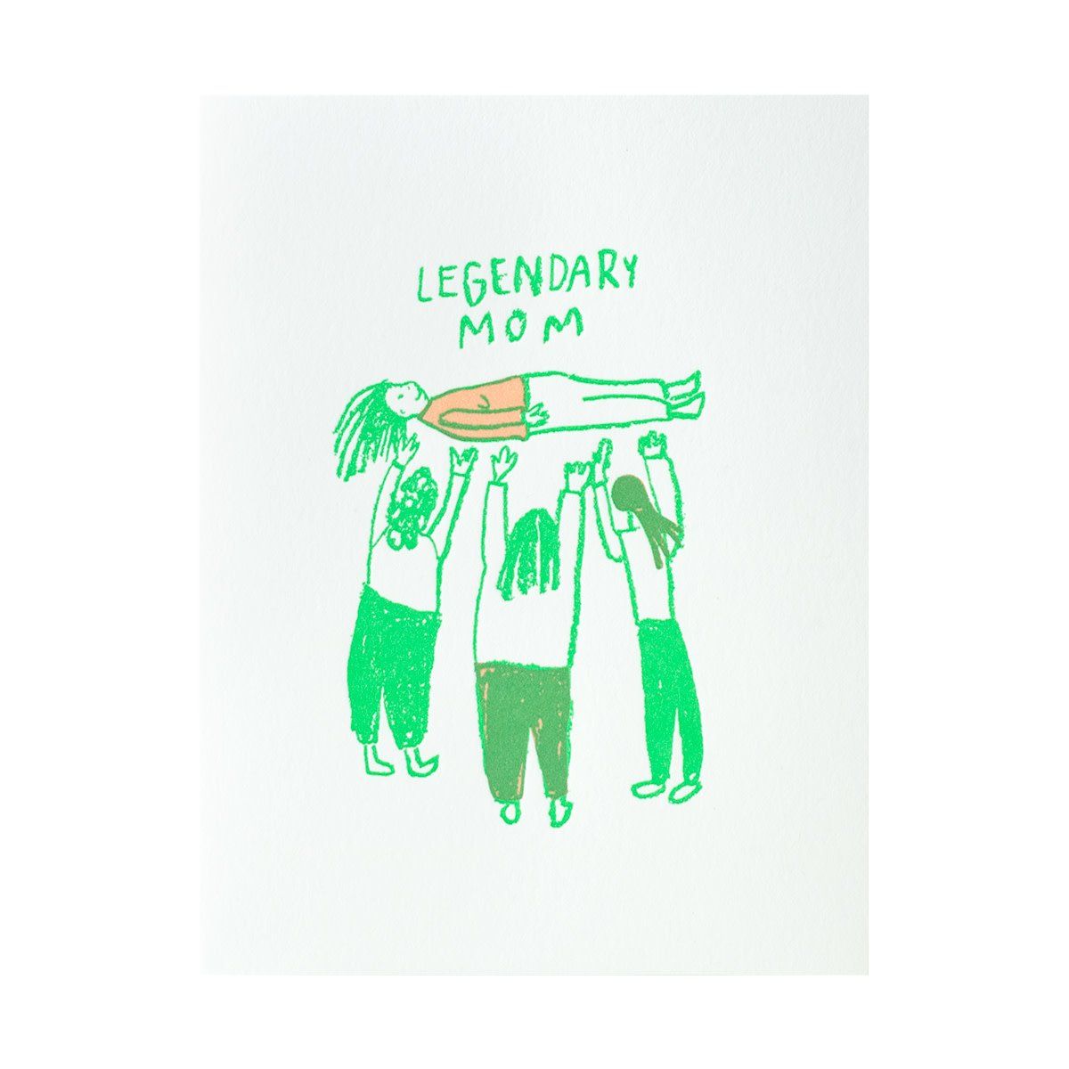 Legendary Mom Letterpress Card