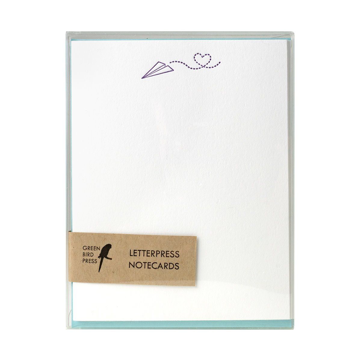Sending Love Paper Airplane Notecards - Set of 6