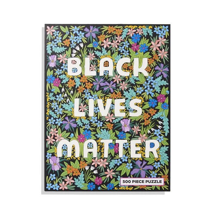 Black Lives Matter Floral Puzzle