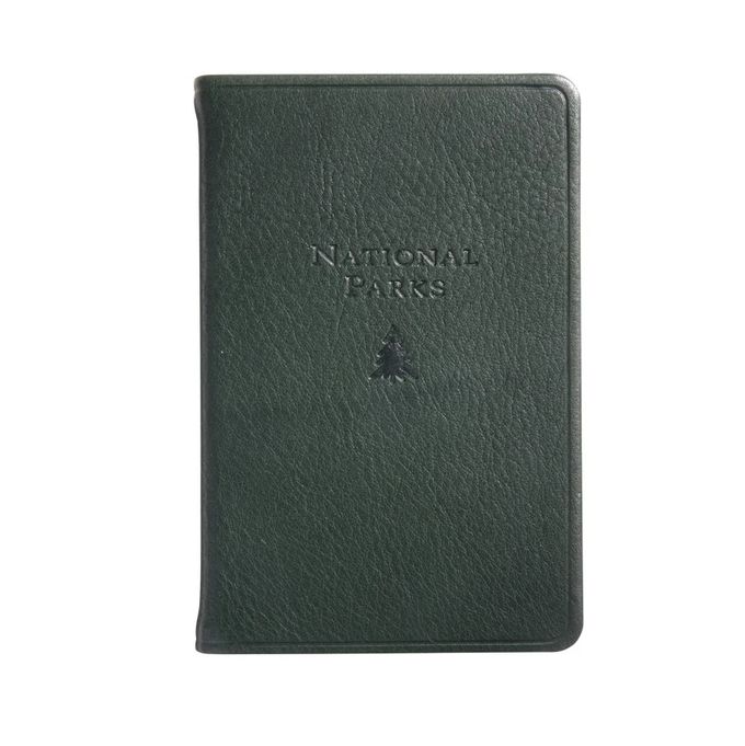 National Parks Atlas - Green Leather