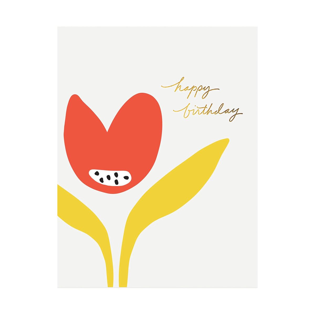Birthday Tulip Card