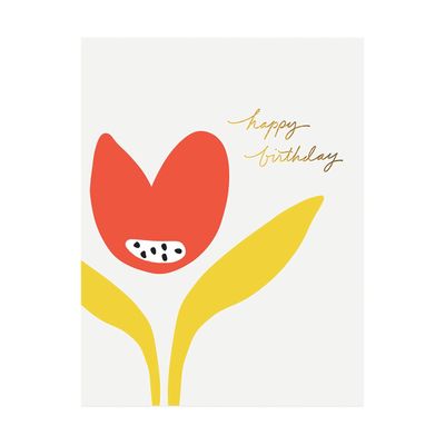 Birthday Tulip Card