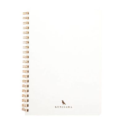 Kunisawa Find Ring Notebook White A5