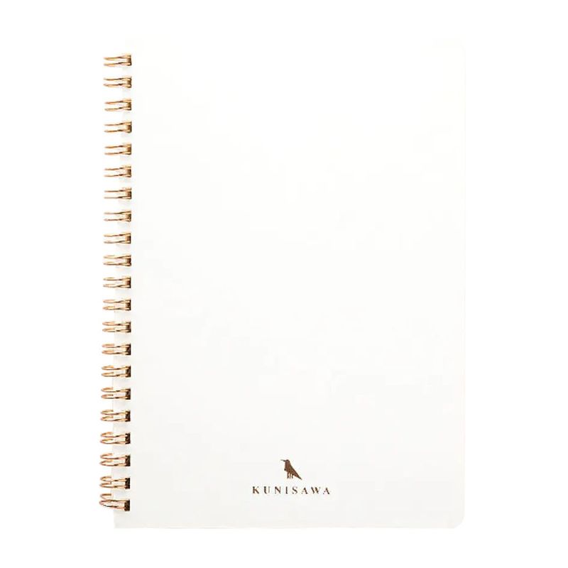 Kunisawa Find Ring Notebook White A5