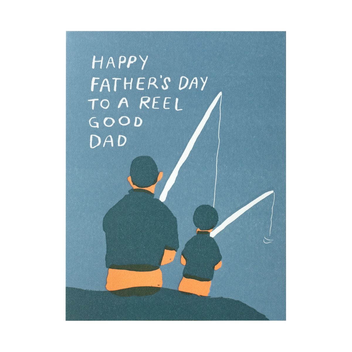 Reel Good Dad Letterpress Card