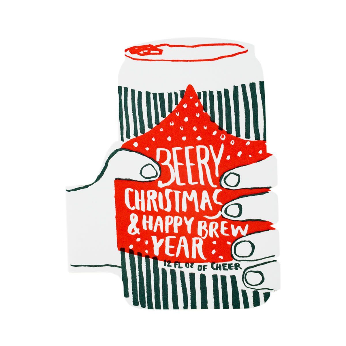 Christmas Brew Letterpress Card