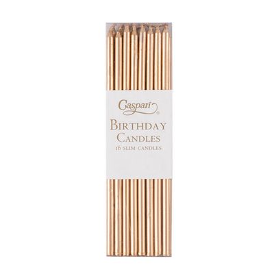 Birthday Candle Slims - Gold