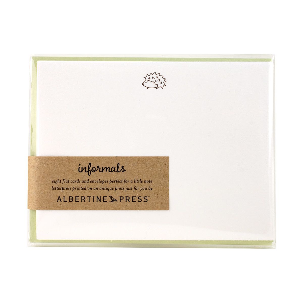 Hedgehog Letterpress Notecard Set