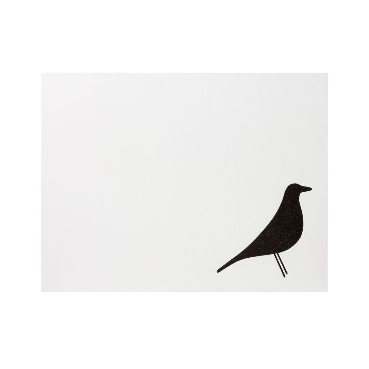Eames House Bird Letterpress Notecards - s/6