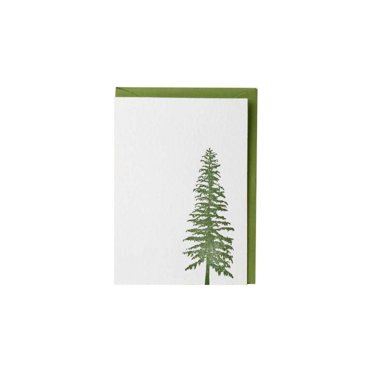 Conifer Letterpress Gift Enclosure