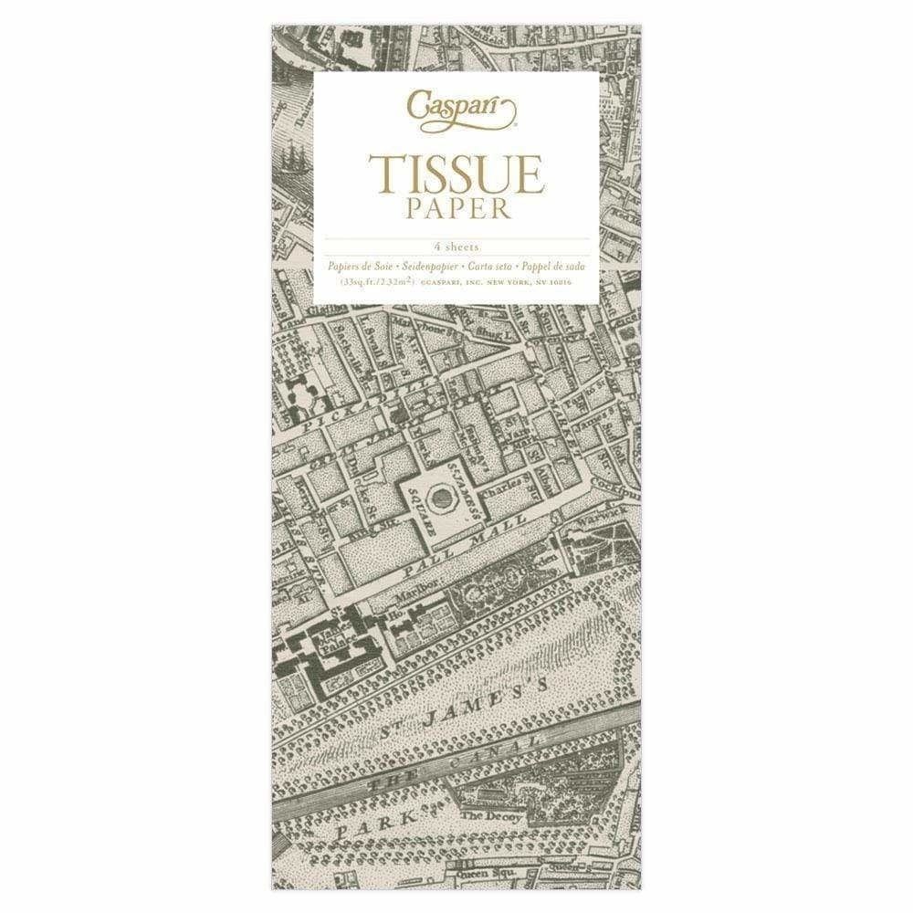 London Map Tissue Paper - 4 Sheets
