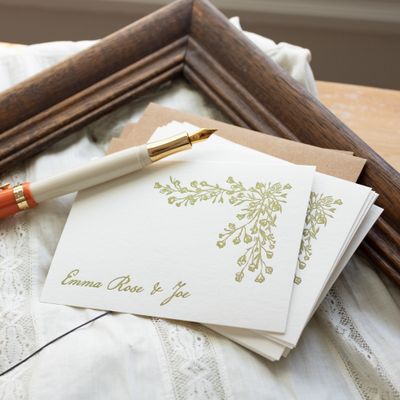 Custom Letterpress Deposit $250