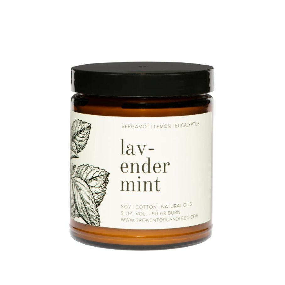 Lavender Mint 9oz Soy Candle