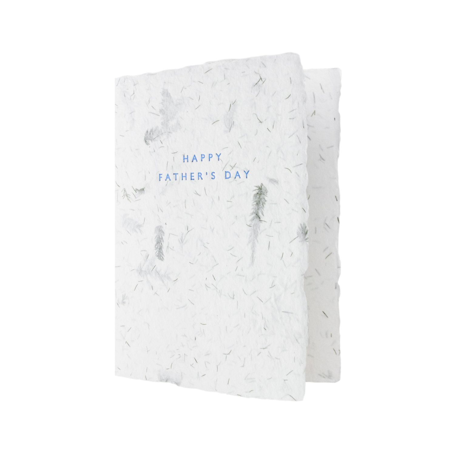 Father&#39;s Day Greeted Fern Letterpress Card