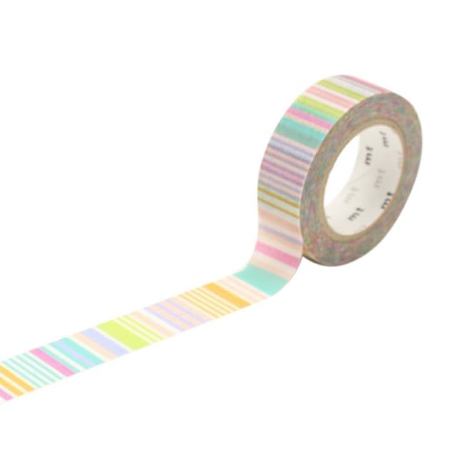 Multi-Border Pastel Washi Tape