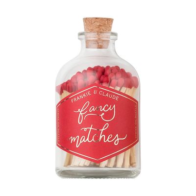 Fancy Matches: Red Match Jar