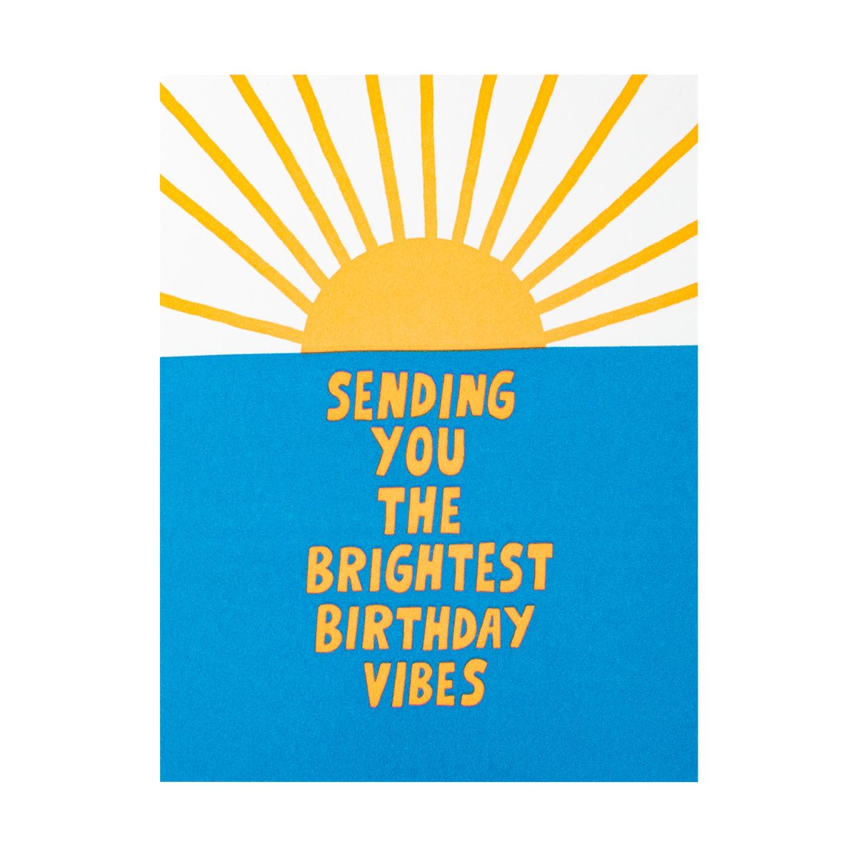 Brightest Birthday Letterpress Card