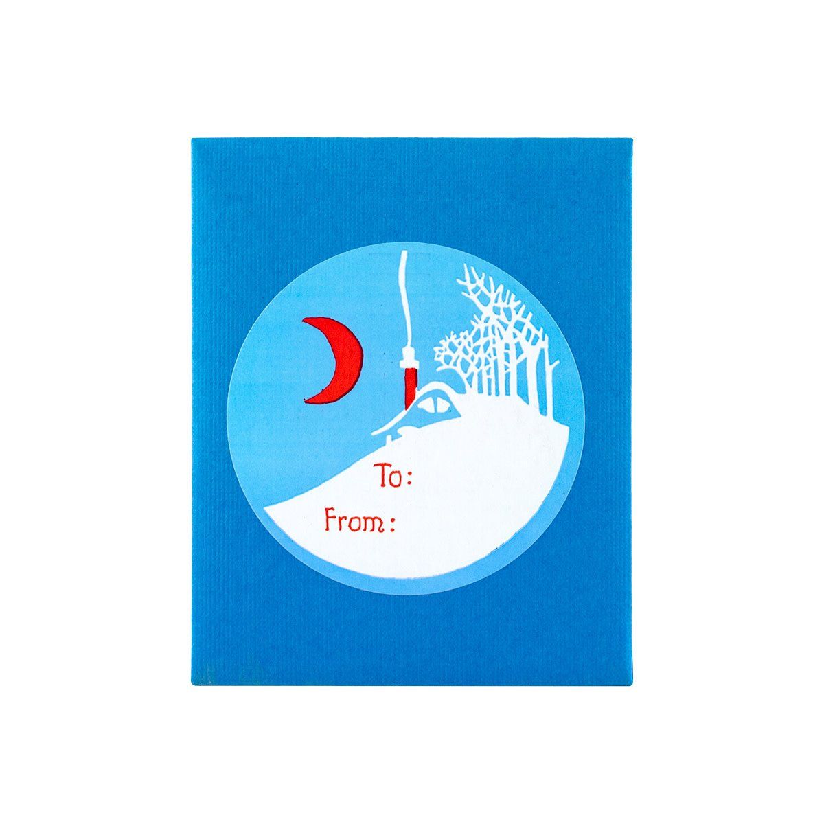 Cabin Holiday Letterpress Adhesive Labels