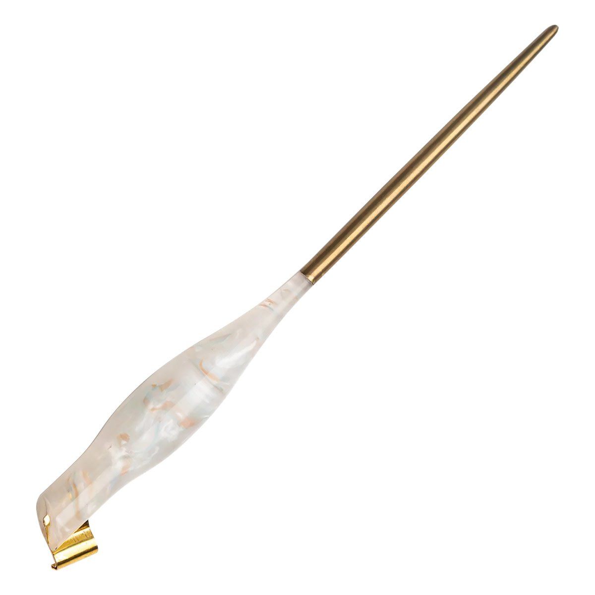 Rose Quartz Oblique Calligraphy Pen