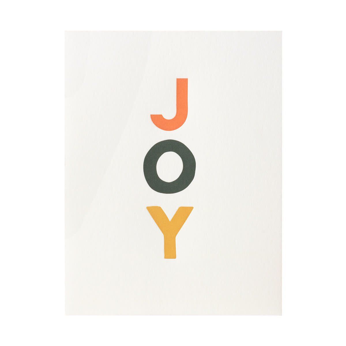 JOY Letterpress Cards Box of 6