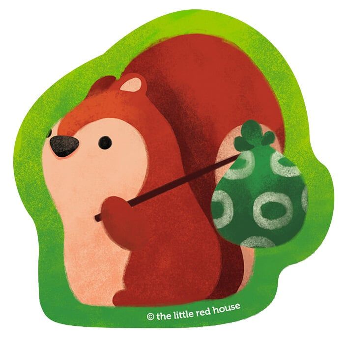 Backpack Squirrel Vinyl Sticker