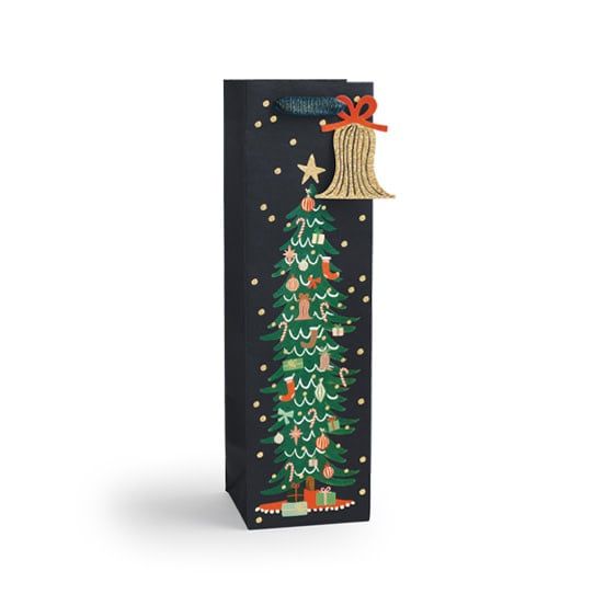 Deck the Halls Wine Gift Bag