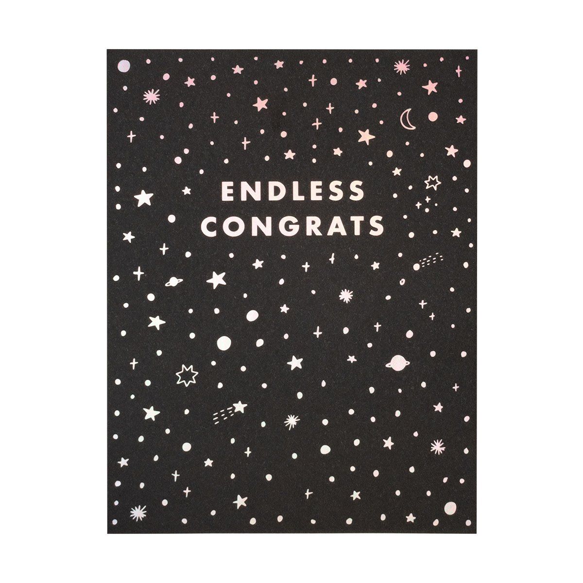 Endless Congrats Letterpress Card