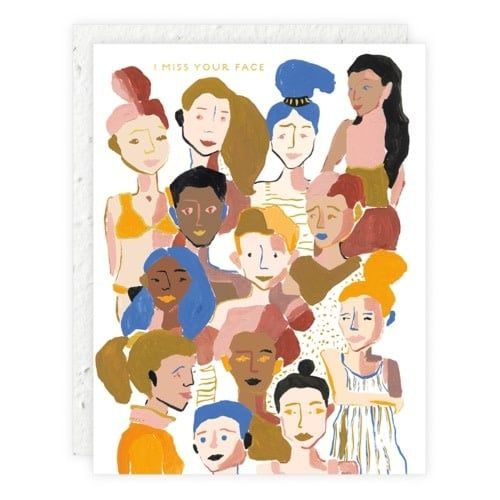 Miss Your Face Friendship Card