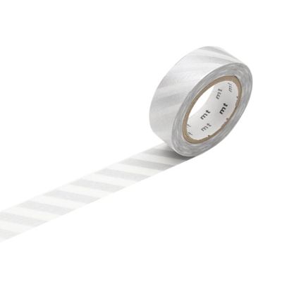 Stripe Silver 2 Washi Tape