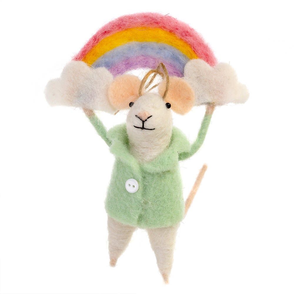 Over The Rainbow Mouse Ornament
