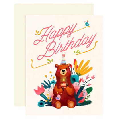 Bear Birthday Card