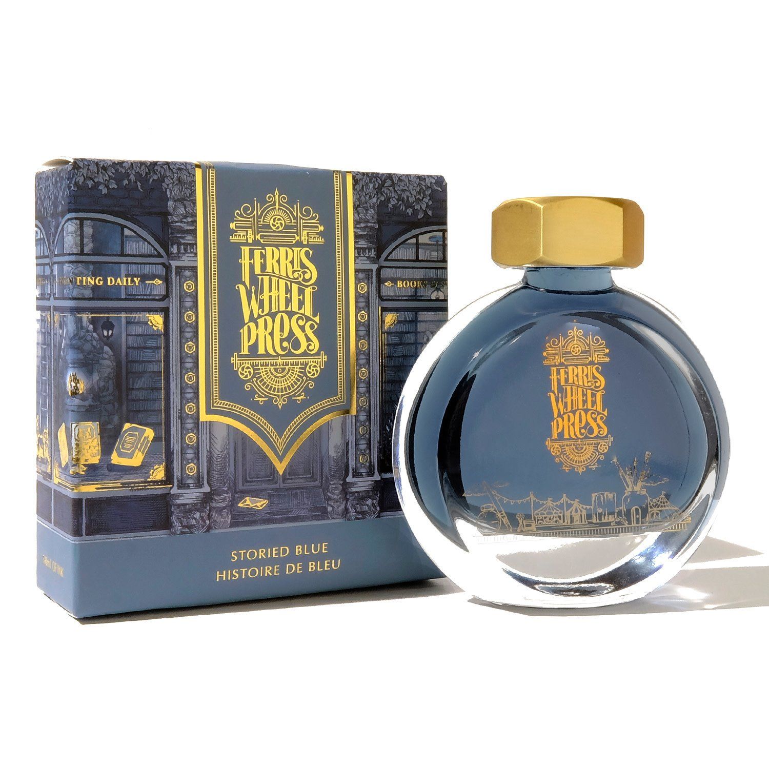 Storied Blue Bottled Ink 38ml