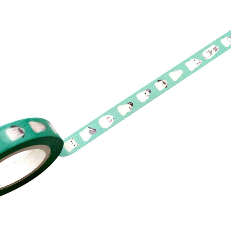 8mm Bunnies Goal Tracker Thin Washi Tape
