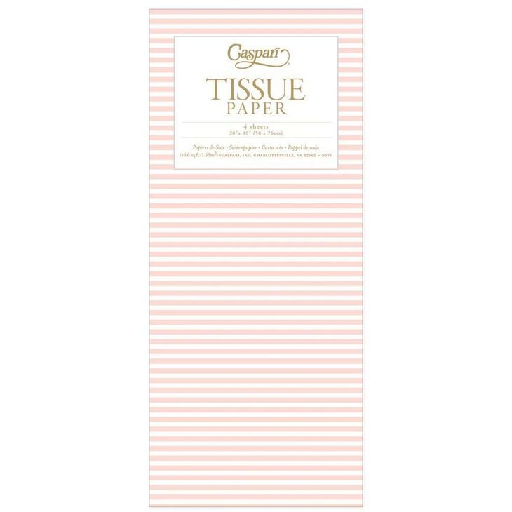 Mini Stripe BlushTissue Package - 4 Sheets