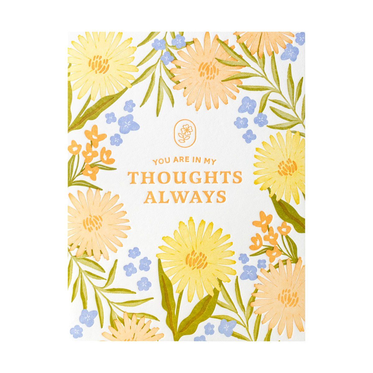 Citrus Sympathy Letterpress Card