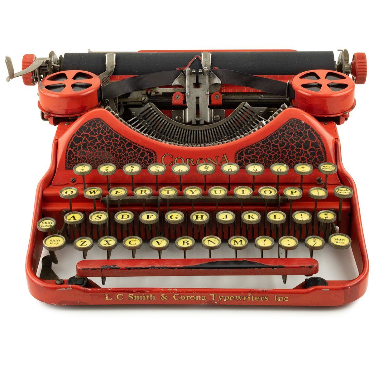 Red Corona Typewriter