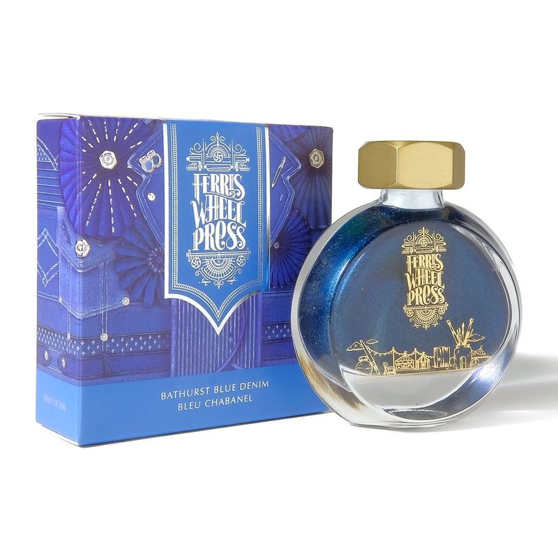 Ferris Wheel Press Bathhurst Blue Denim Bottled Ink (38ml)
