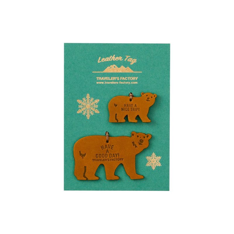 Traveler&#39;s Company Leather Bear Tag