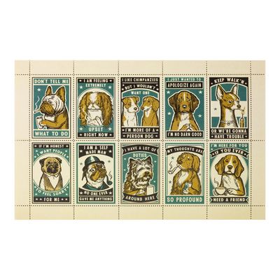 Attitude Dogs Stamps