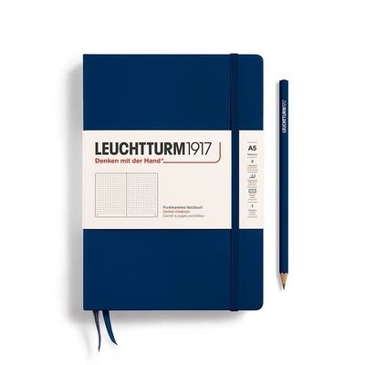 Leuchtturm A5 Medium Hardcover Notebook Navy