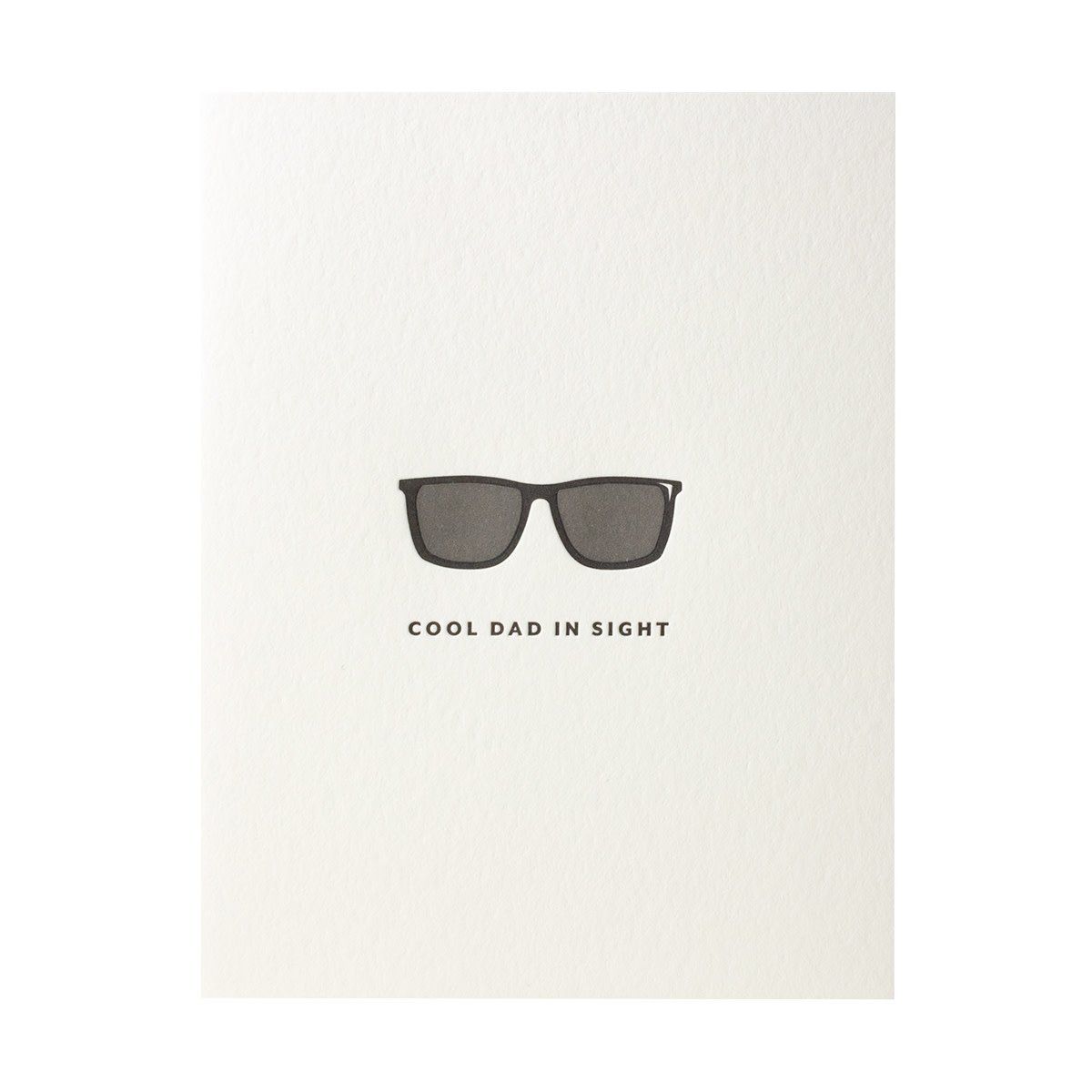 Cool Dad Letterpress Card