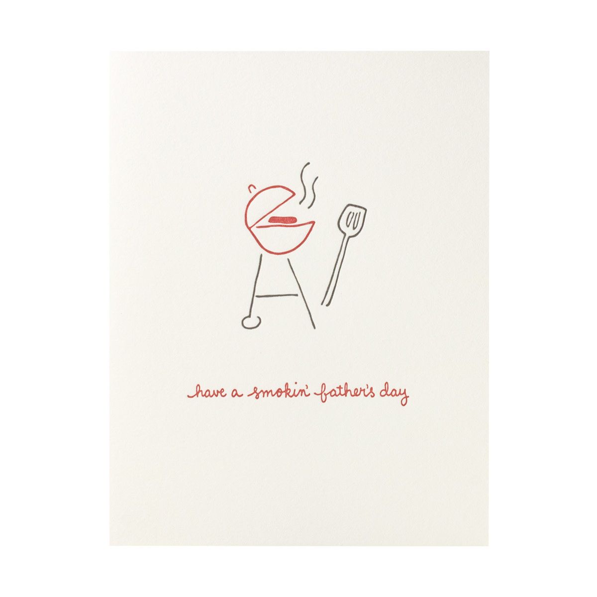 Smokin&#39; Father&#39;s Day Letterpress Card