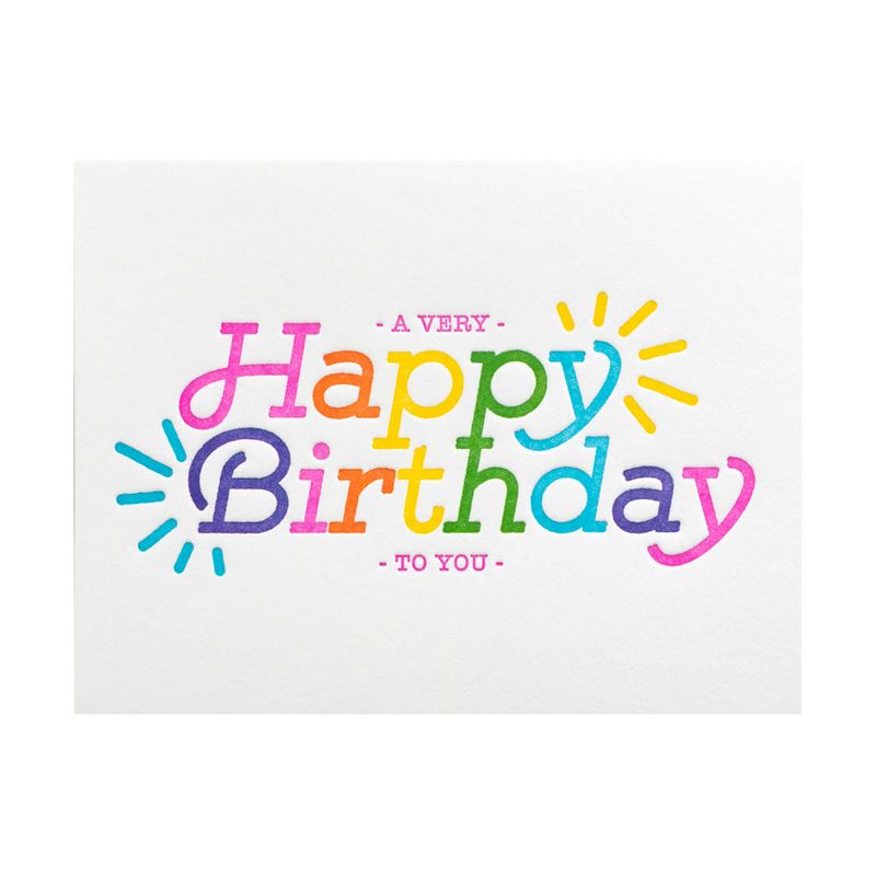 Super Electric Letterpress Card