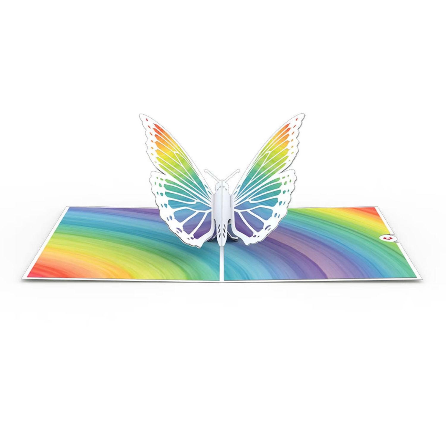 Rainbow Butterfly Pop Up Card