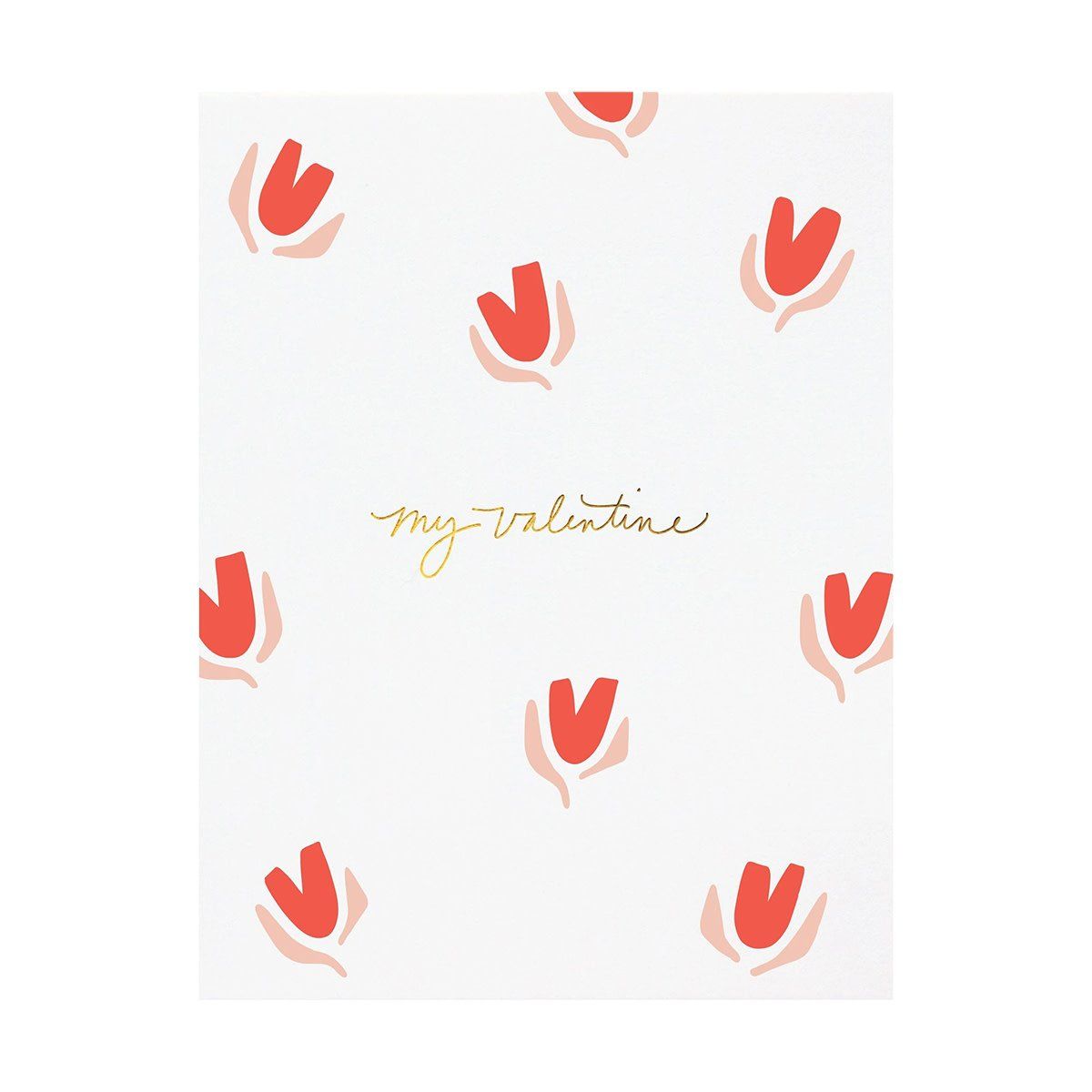 My Valentine Tulips Card