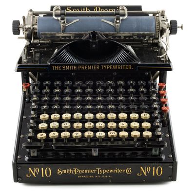 Black Smith Premier No.10 Typewriter
