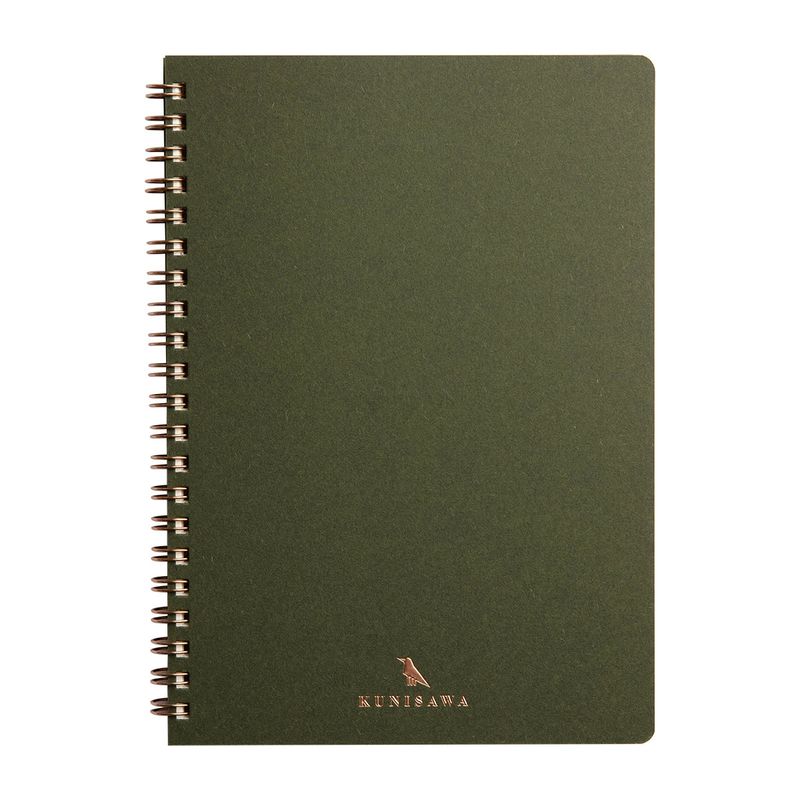 Kunisawa Find Ring Notebook Juniper A5